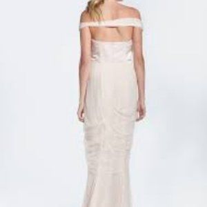 BRAND NEW BRAND NEW Winifred Bean 'Tulipe' gray cocktail dress